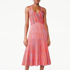 Scoop NYC Multicolor Striped Mini Dress